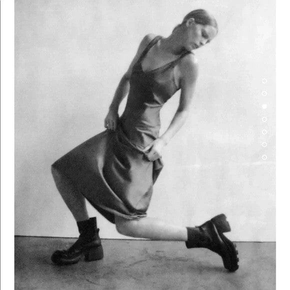 Zara Lug Sole Heeled Leather Ankle Boots Black - 6½ - Picture 5 of 7